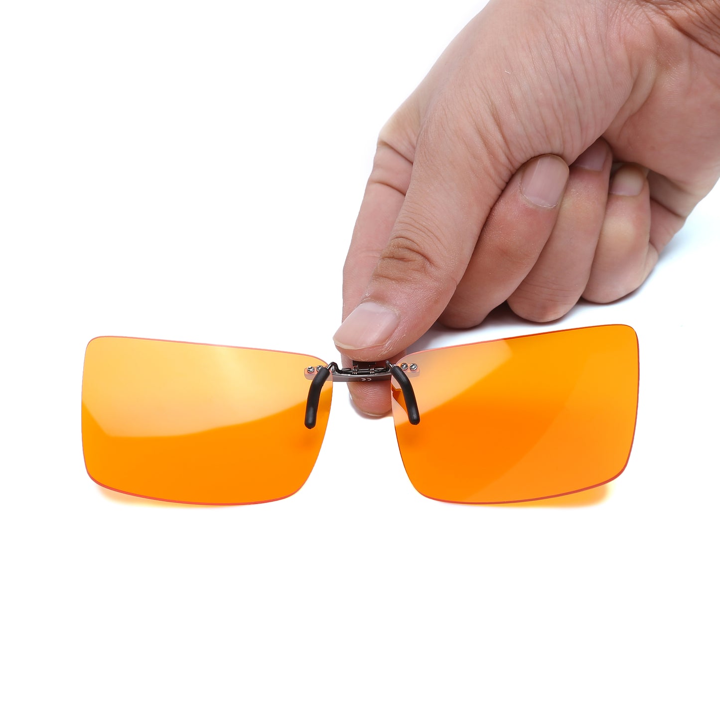 Vyzia Blue Light Clipon Glasses Orange Lenses (Night-Sleep Model)