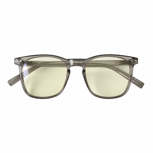 Vyzia Fashionable Blue Light Glasses For Office And Causal Eyewear - Crystal Grey